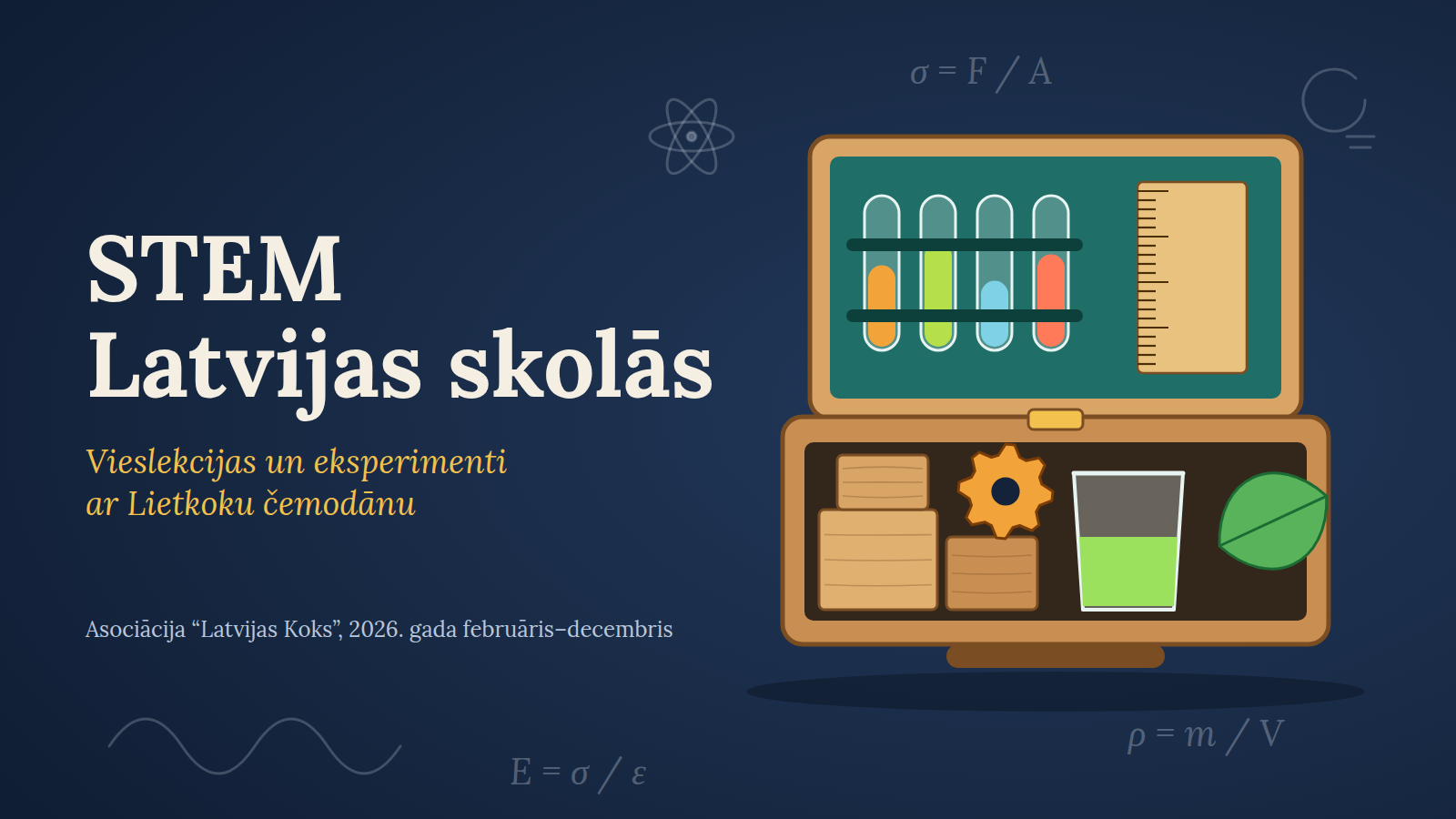STEM izglītības jomu popularizēšana ar bioekonomikas ievirzienu Latvijas skolās 2026